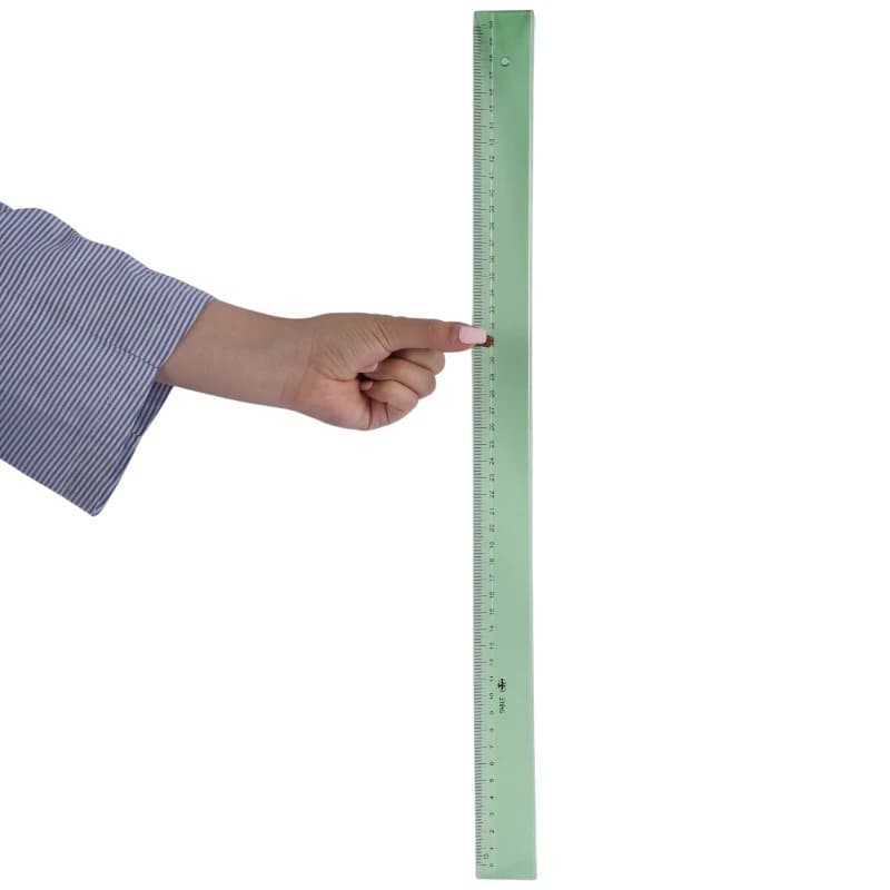 خط کش پلاستیکی لبه راپید خور تیبل Table 50cm — تصویر ۴