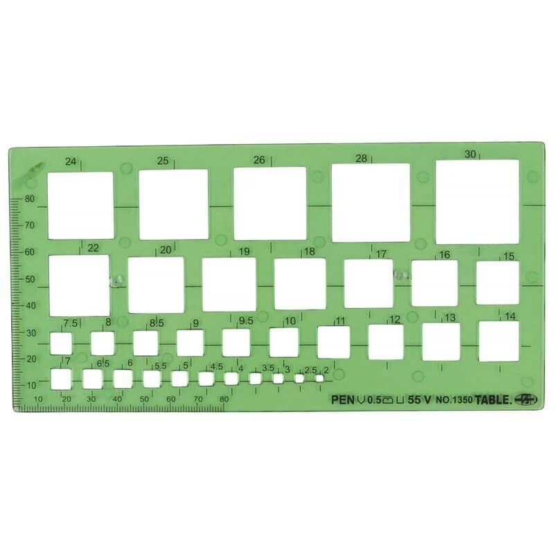 شابلون مربع تیبل Table No.1350