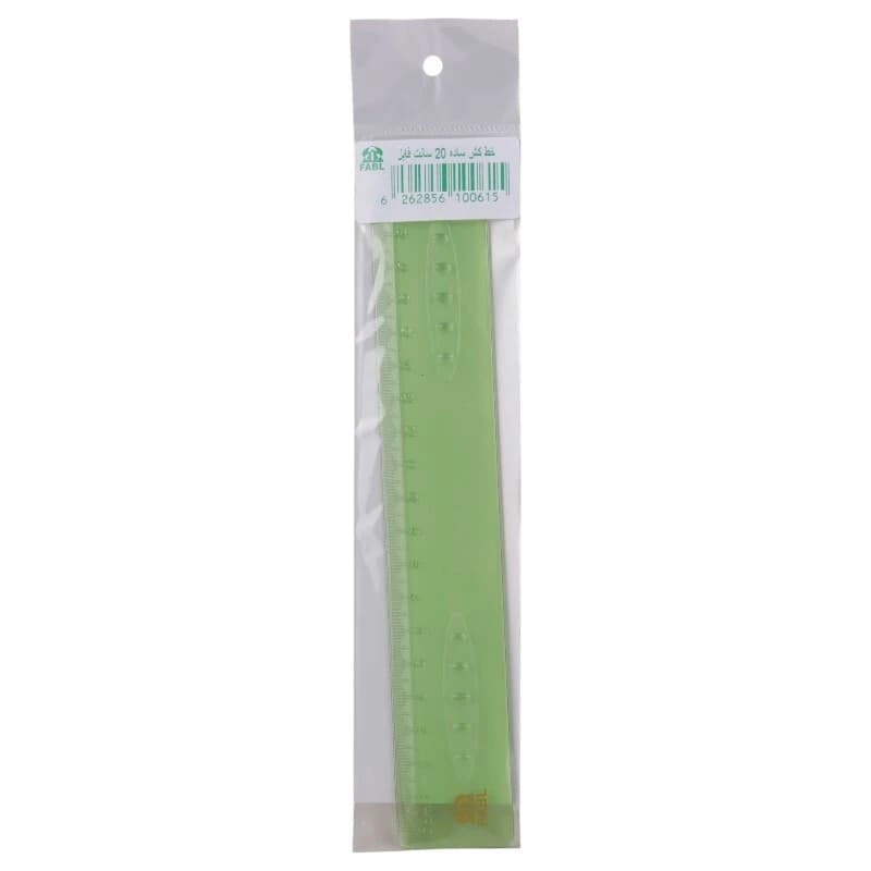 خط کش پلاستیکی فابل FABL FB414 20cm — تصویر ۲