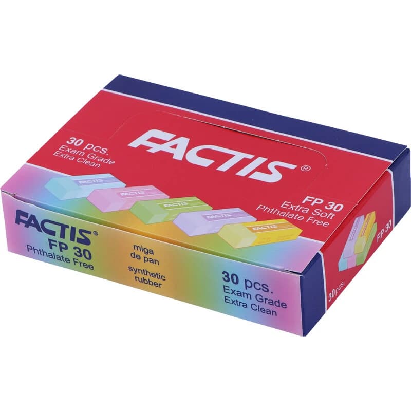 پاک کن رنگی فکتیس FP 30 بسته 30 عددی — تصویر ۶