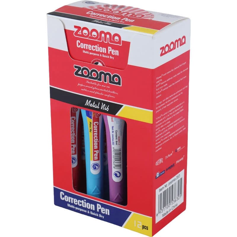 غلط گیر قلمی 6 میلی لیتری زوما Zooma-353 — تصویر ۲