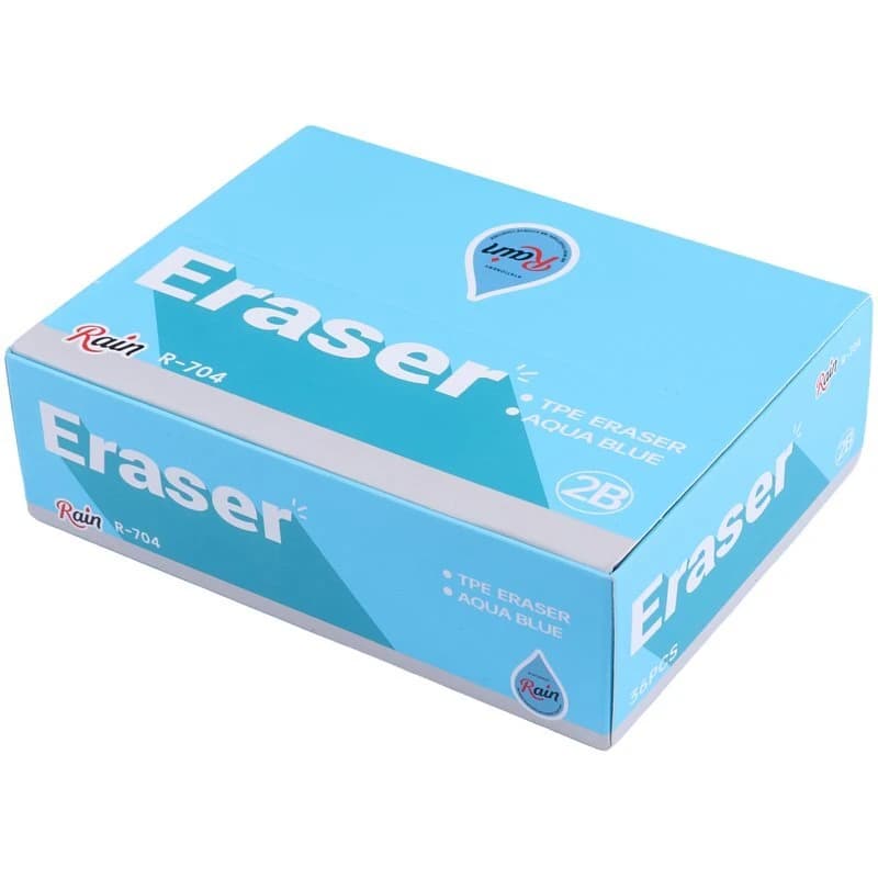 پاک کن رنگی رین R-704 بسته 36 عددی — تصویر ۲