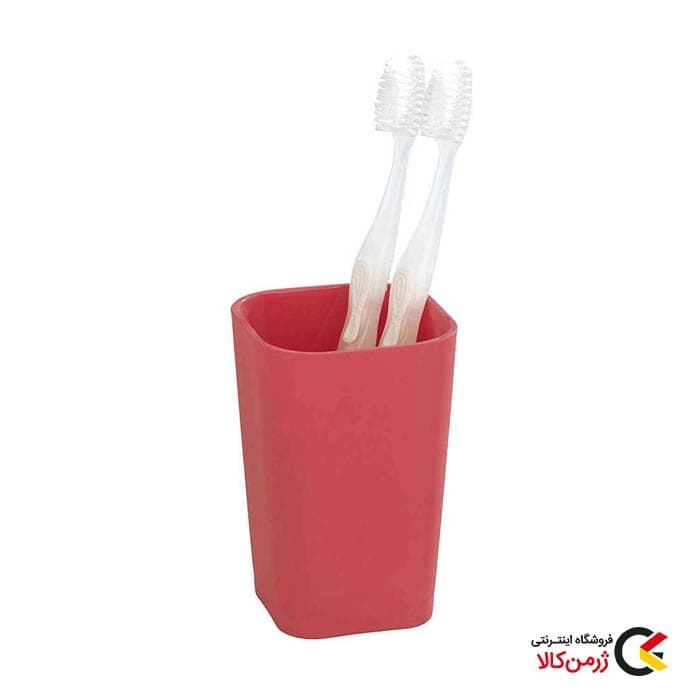 جا مسواکی پلاستیکی قرمز مدل Rainbow Red برند ونکو آلمان