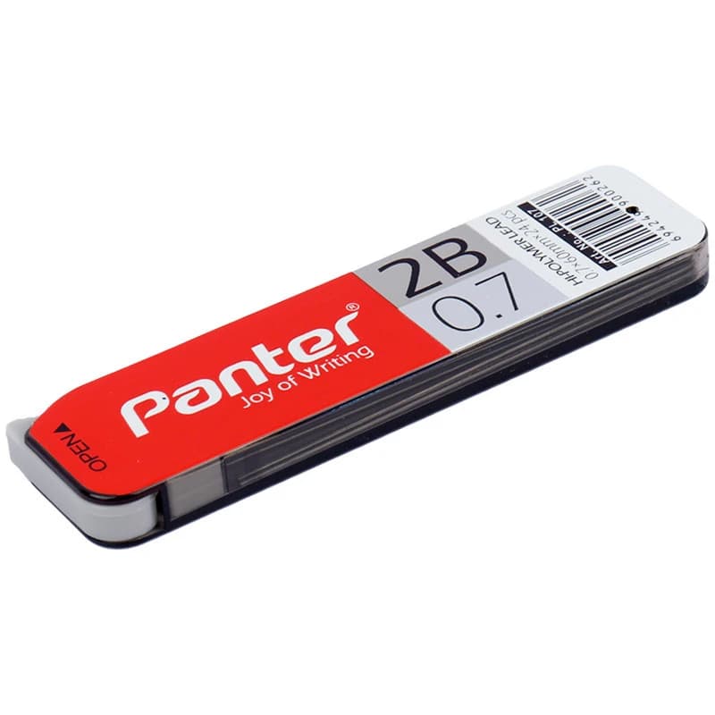 نوک مداد نوکی Panter PL107 0.7mm 2B بسته 12 عددی — تصویر ۳