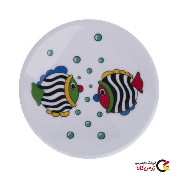 جا صابونی پلاستیکی سفید مدل fish طرح ماهی از برند ونکو آلمانی — تصویر ۳