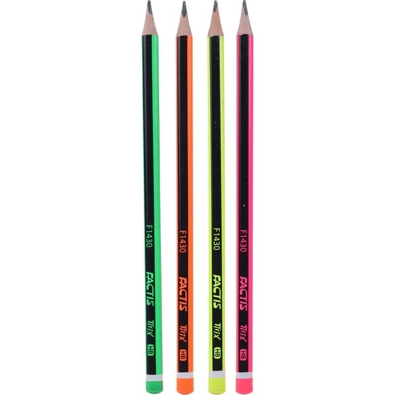 مداد مشکی فکتیس Factis Tirix F1430 بسته 12 عددی — تصویر ۳