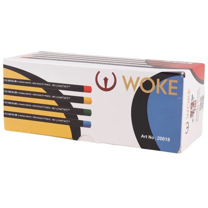 مداد مشکی وک Woke 20018 بسته 72 عددی — تصویر ۳