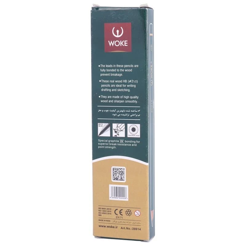 مداد مشکی وک Woke 20014 بسته 12 عددی — تصویر ۸