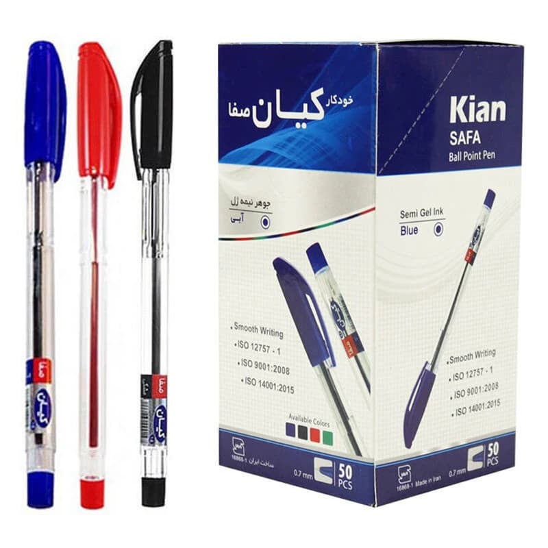 خودکار کیان نوک 0٫7 میلی متر بسته 50 عددی