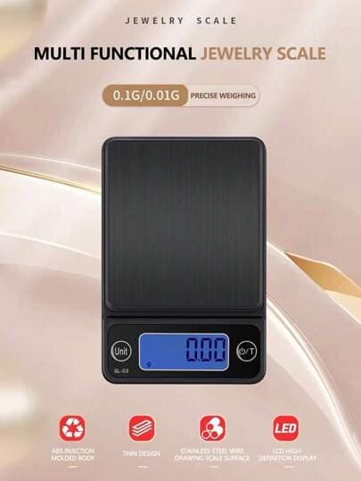 ترازو مثقالی دیجیتال 300 گرمی EURECARE مدل P01 — تصویر ۳
