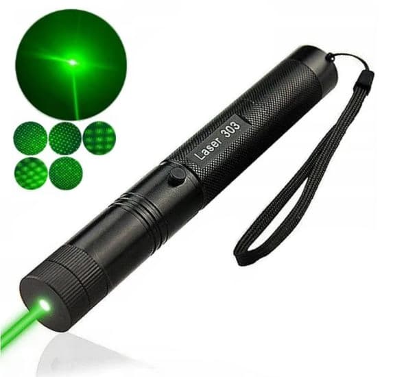 لیزر پویینتر شارژی پلیسی سبز مدل Laser303