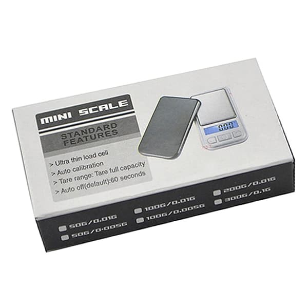 ترازو مثقالی دیجیتال 200gr گرمی جیبی طرح اپل MP3 — تصویر ۳