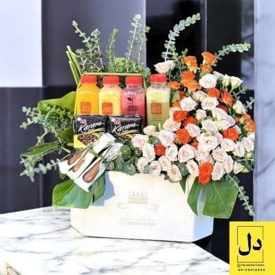 ارسال گل طبیعی برای سازمان سهام عدالت در تهران