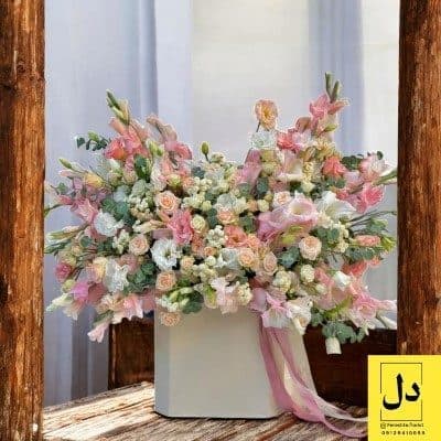 ارسال گل طبیعی برای سازمان مدیریت صنعتی تهران