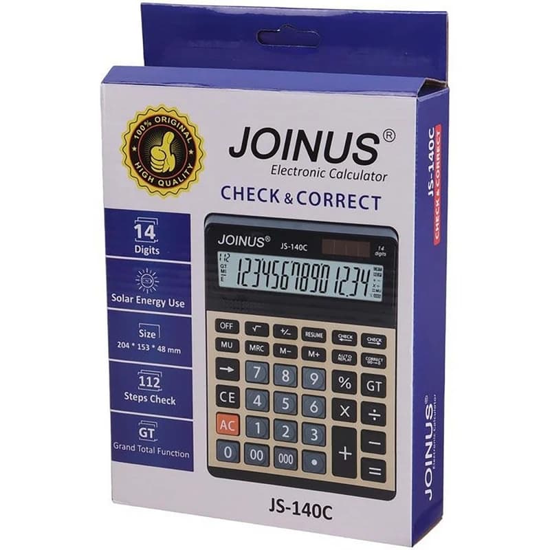 ماشین حساب جوینوس مدل JS-140C کد 2001 — تصویر ۳