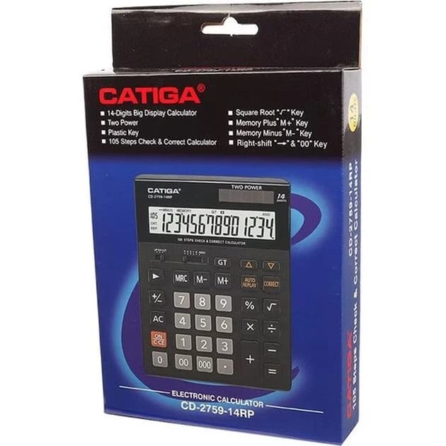 ماشین حساب کاتیگا مدل CD-2759 14RP — تصویر ۲
