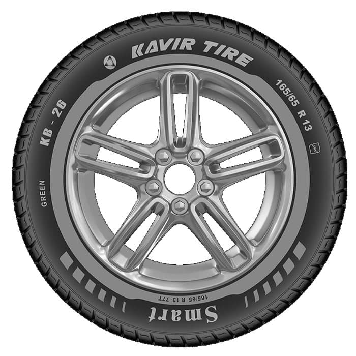 لاستیک کویر تایر 165/65R13 گل KB26(2 حلقه) — تصویر ۳