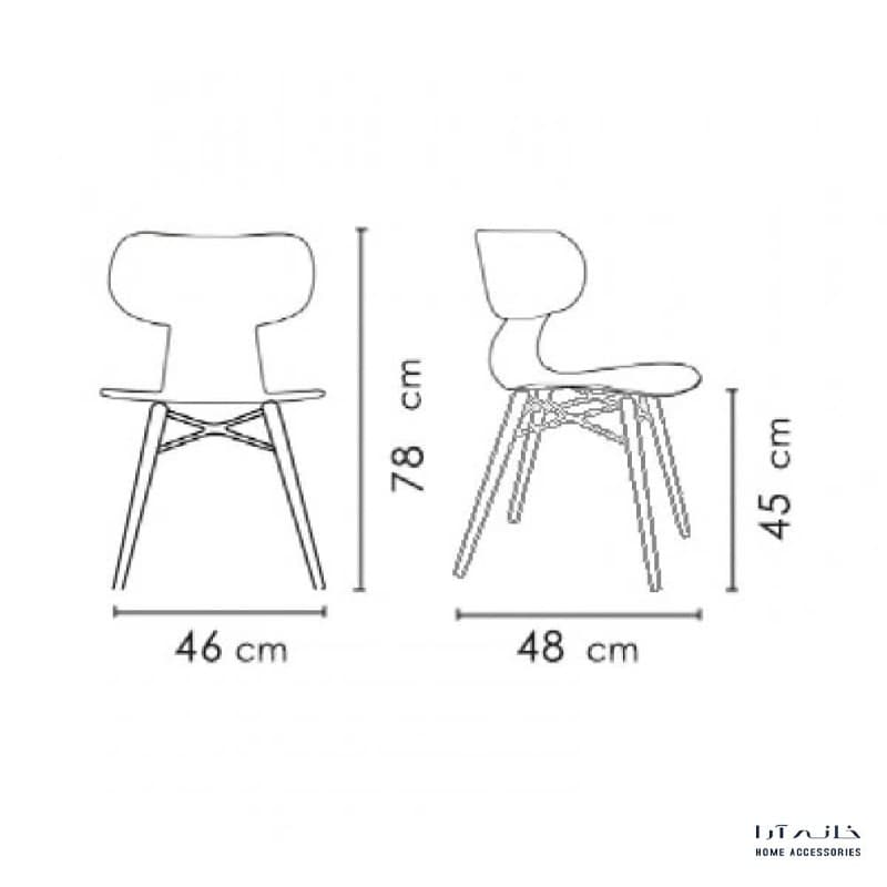 صندلی نظری مدل یوگو کد n415wr — تصویر ۲
