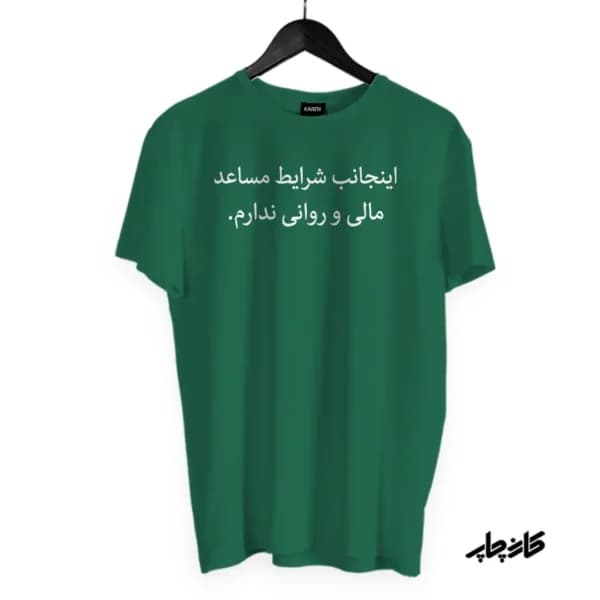 تیشرت اینجانب شرایط مساعد ندارم — تصویر ۴