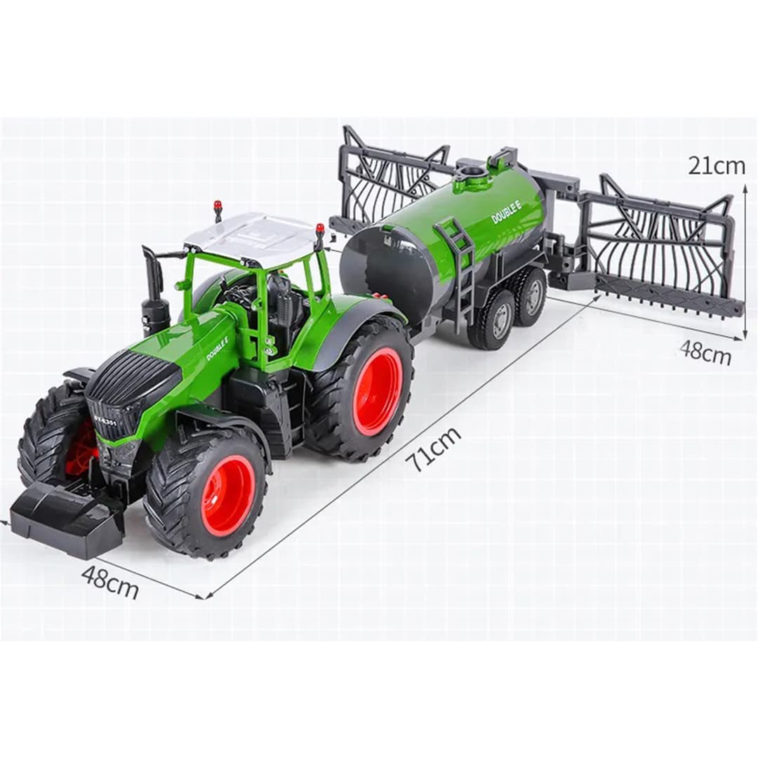 ماشین بازی کنترلی دبل ای مدل Tractor with sprinkler barrel E355-003 — تصویر ۳