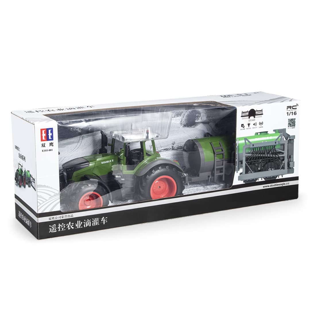 ماشین بازی کنترلی دبل ای مدل Tractor with sprinkler barrel E355-003 — تصویر ۸
