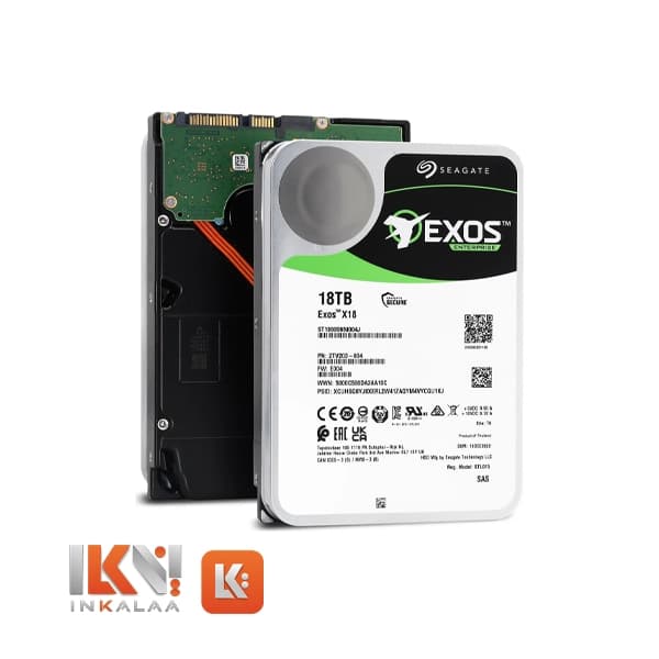 هارد سیگیت سری Exos X18 مدل ST18000NM004J SAS ظرفیت 18TB — تصویر ۴