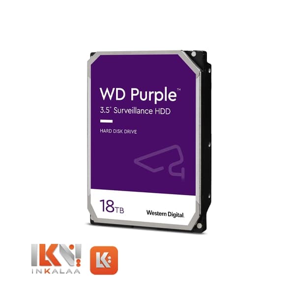هارد وسترن دیجیتال مدل PURPLE ظرفیت 18TB