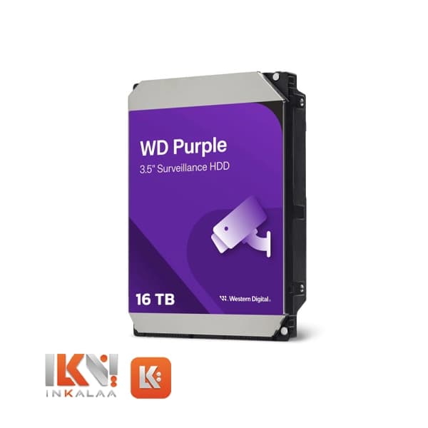 هارد وسترن دیجیتال مدل PURPLE ظرفیت 16TB — تصویر ۴