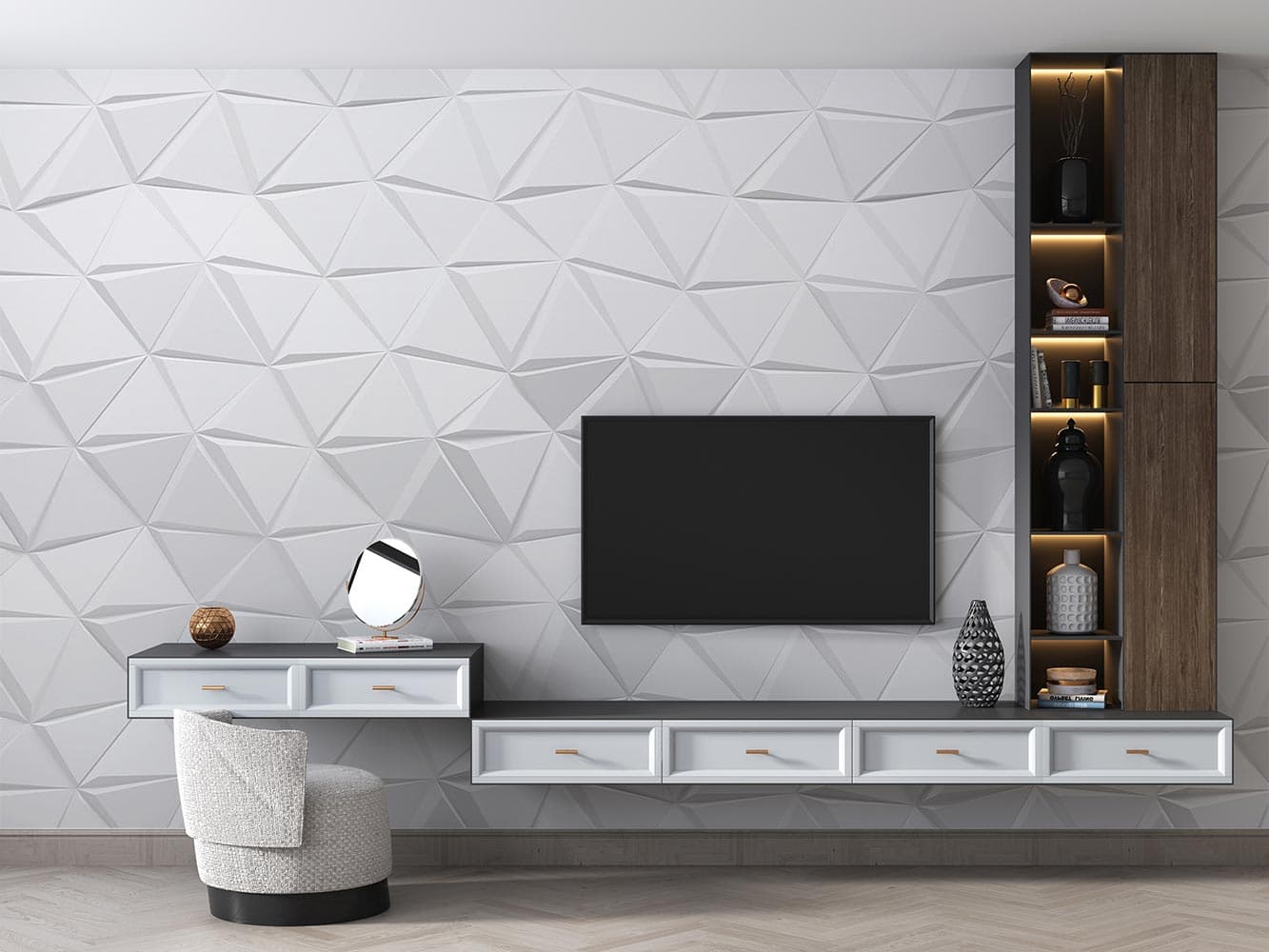 پوستر دیواری هندسی مدرن M10063800 — تصویر ۳
