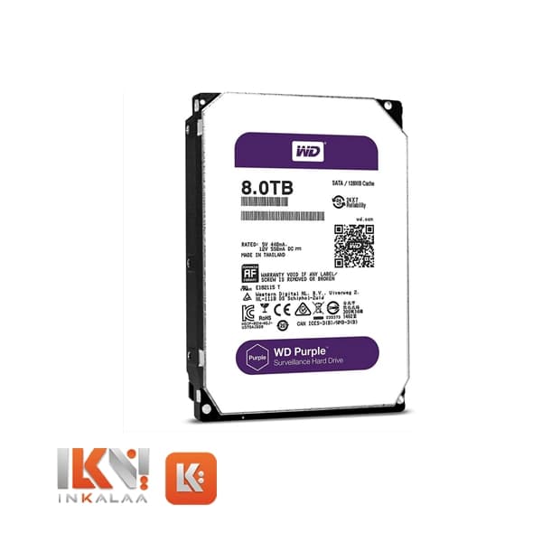 هارد وسترن دیجیتال مدل PURPLE ظرفیت 8TB — تصویر ۲