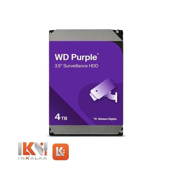 هارد وسترن دیجیتال مدل PURPLE ظرفیت 4TB