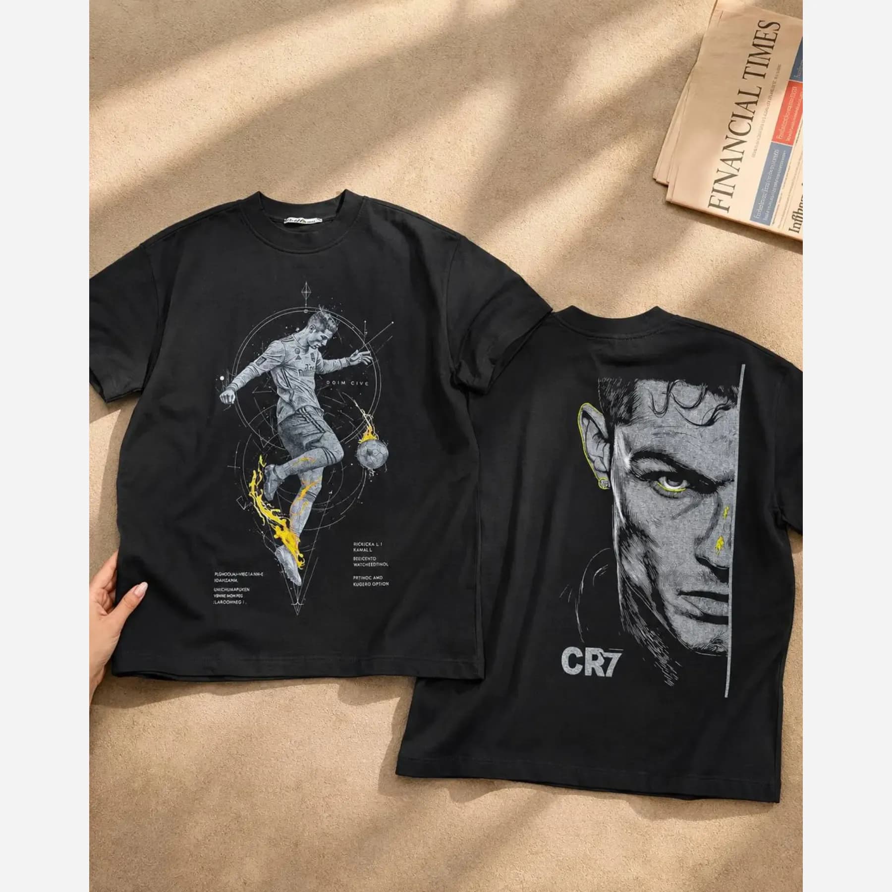 تیشرت طرح کریس رونالدو CR7 بچگانه — تصویر ۵