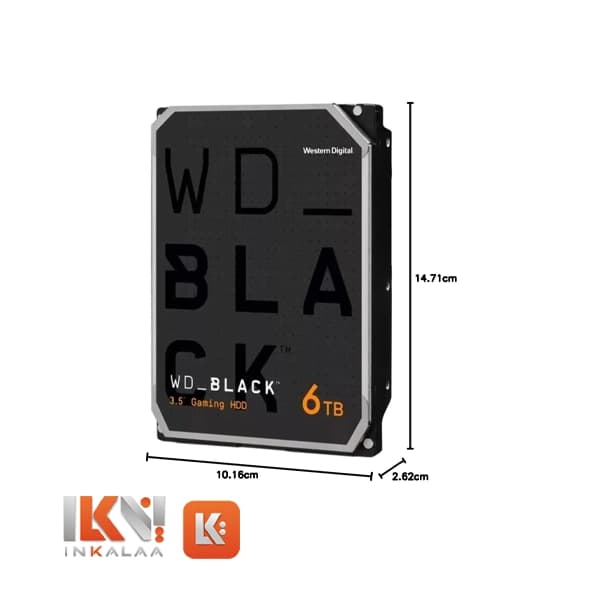 هارد اینترنال وسترن دیجیتال مدل Black ظرفیت 6TB — تصویر ۳