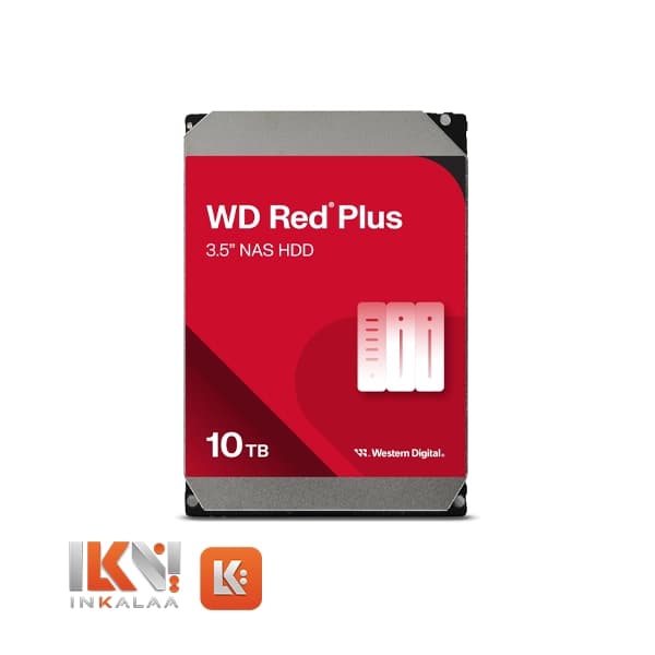 هارد وسترن دیجیتال مدل Red Plus WD100EFGX ظرفیت 10TB
