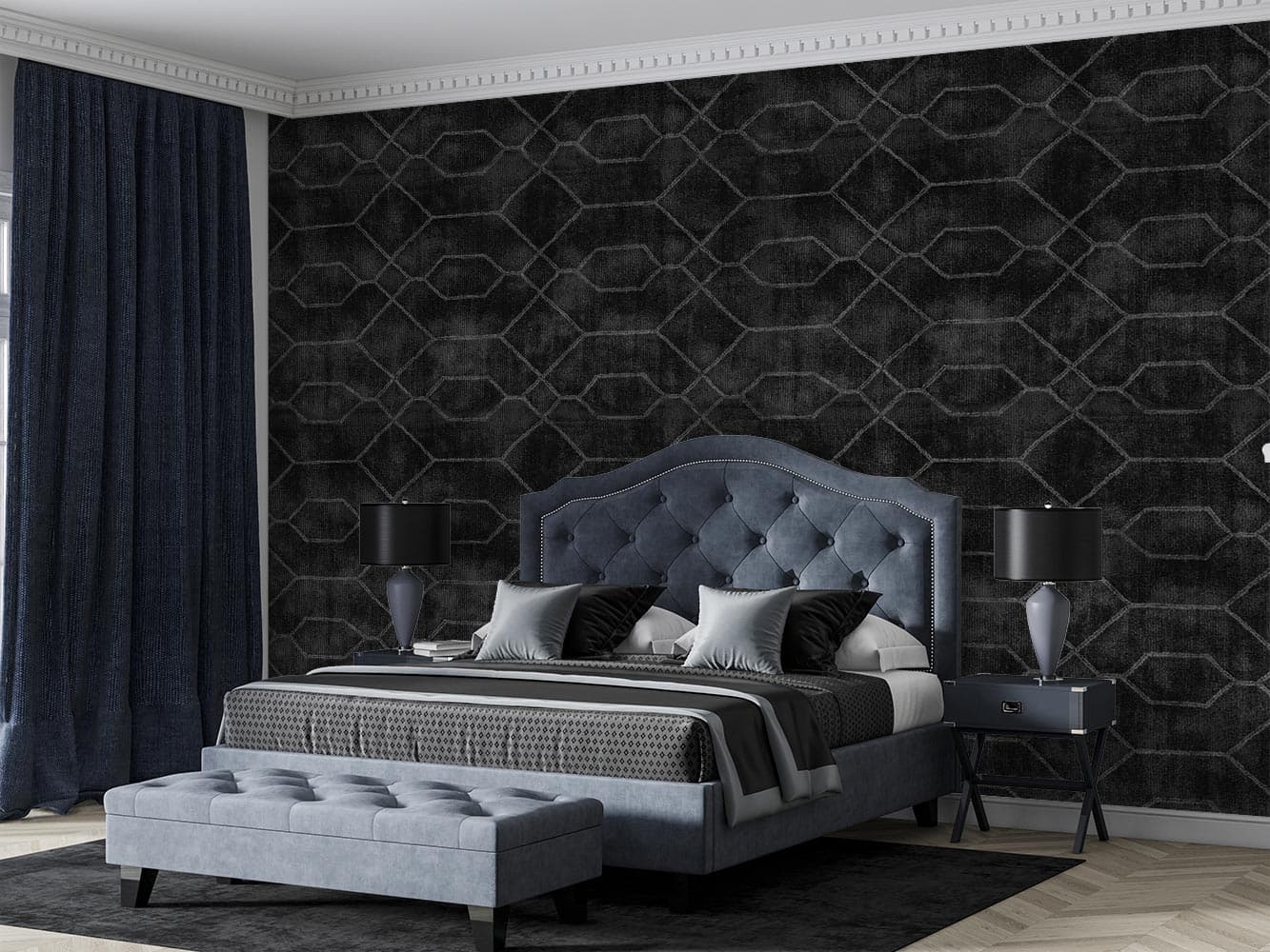 پوستر دیواری هندسی لاکچری M10056710 — تصویر ۲
