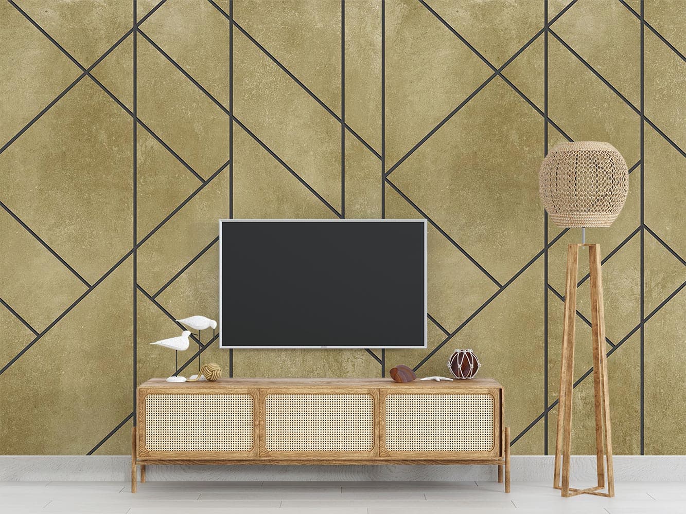 پوستر دیواری لاکچری هندسی M10054820
