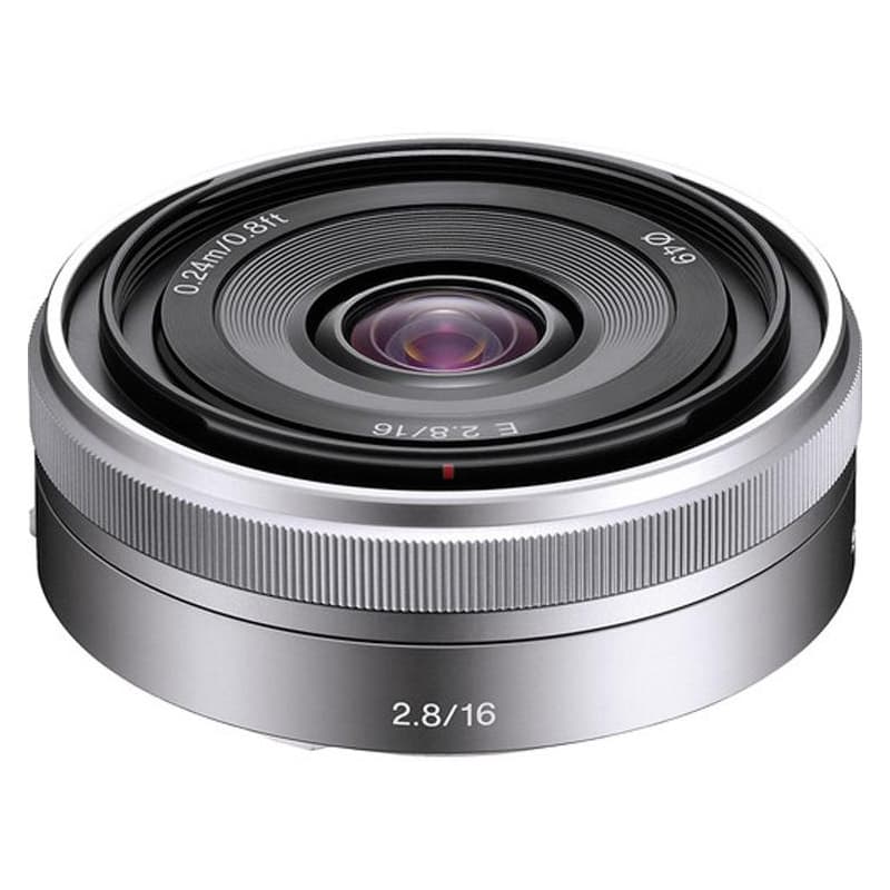 لنز سونی (Sony E 16mm f/2.8 Lens (Silver