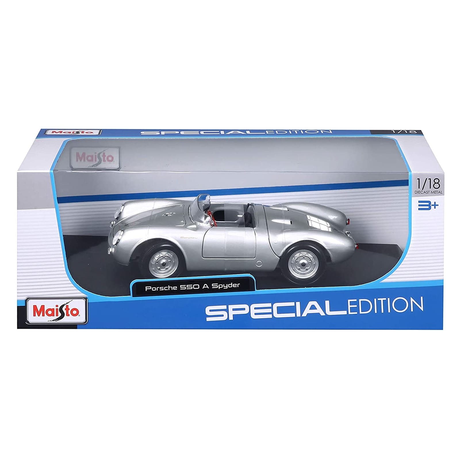 ماشین بازی مایستو مدل Porsche 550 A Spyder Convertible — تصویر ۵