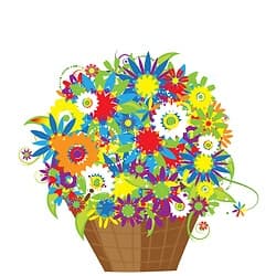 سبد Florist’s arrangement (ارسال گل به نروژ)