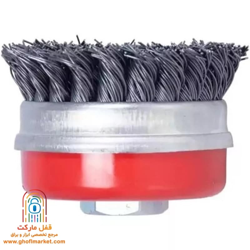 برس کاسه ای بافته 125×25 طوقدار جهان برس مدل 0042 — تصویر ۳