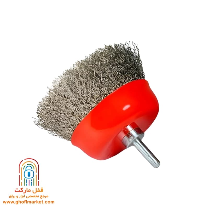 برس سر دریلی کاسه ای افشان 70×25 جهان برس مدل 0067