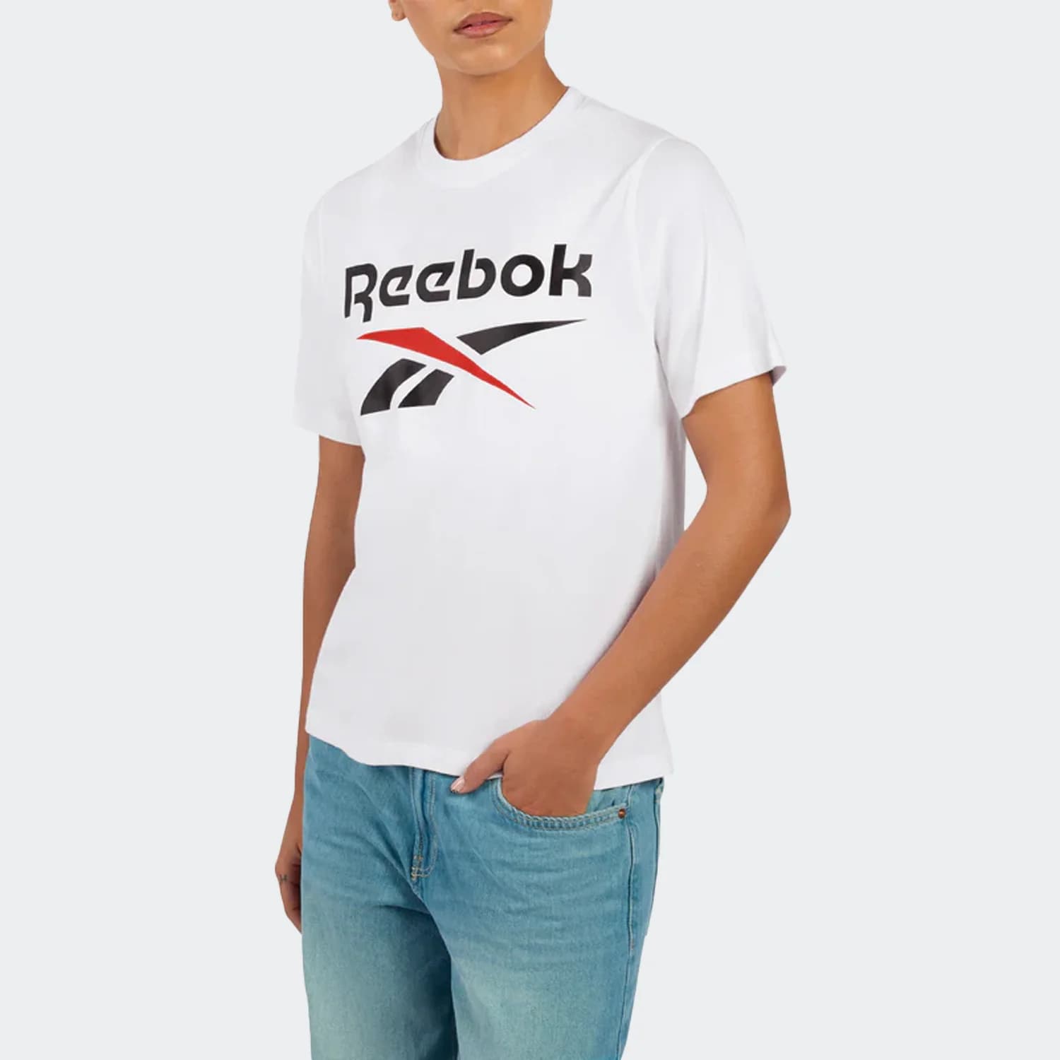 تیشرت زنانه ریباک مدل ID 2-Colour Logo Women’s T-Shirt
