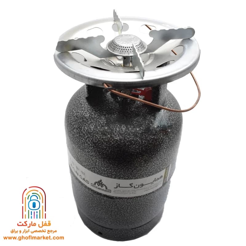 پیک نیک 5 کیلویی مشکی همایون گاز — تصویر ۲