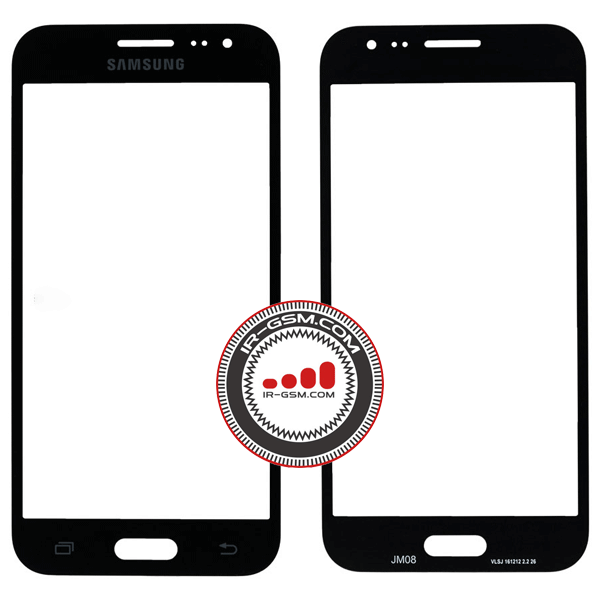 گلس تعمیراتی سامسونگ روکار مشکی GLASS SAMSUNG J200 BLACK