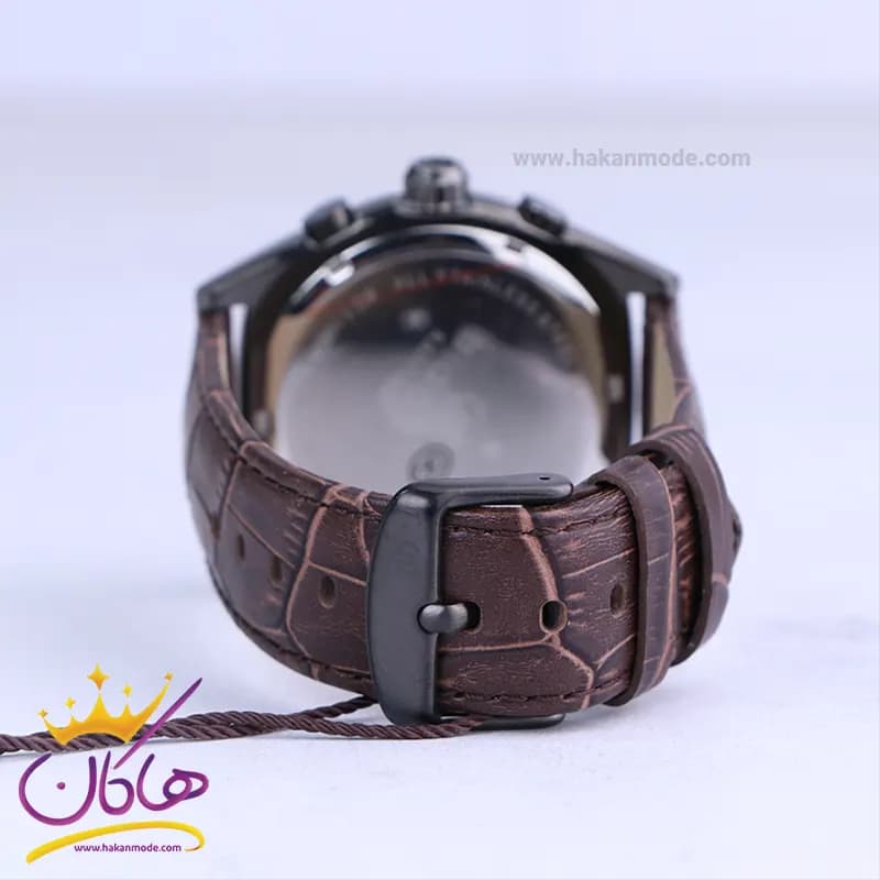 ساعت مچی بیگوتی مردانه چرم صفحه آبی کرنوگراف BG.1.10630-4 — تصویر ۲