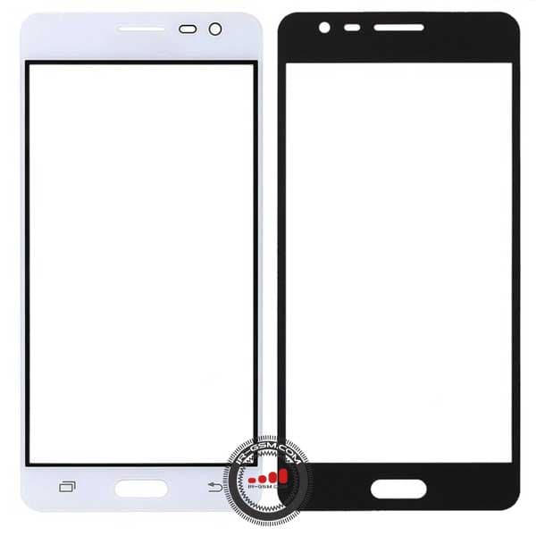 گلس تعمیراتی سامسونگ سفید روکار Glass Samsung Galaxy j3110 J3 PRO WHITE