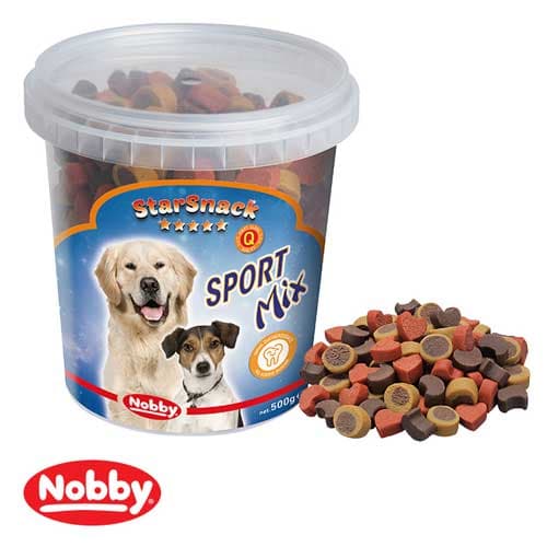 تشویقی سطلی سگ نوبی آلمان Sport Mix وزن 500 گرم