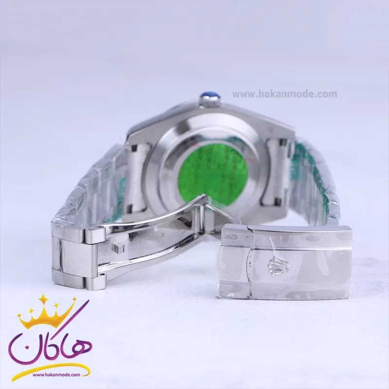 ساعت مچی رولکس اویستر مردانه فلزی تمام نقره ای 4045/3 — تصویر ۲