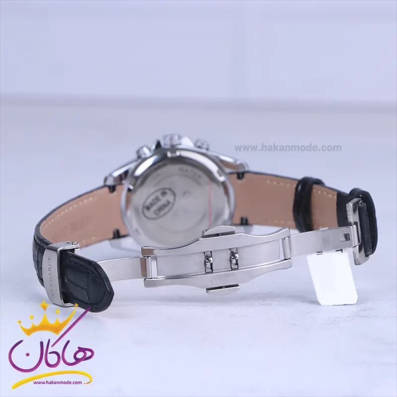 ساعت مچی الگانس زنانه بند چرم مشکی صفحه سبز L 1256/6 — تصویر ۲