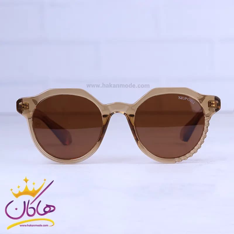 عینک آفتابی سپوری زنانه فریم استات قهوه ای 58884/5